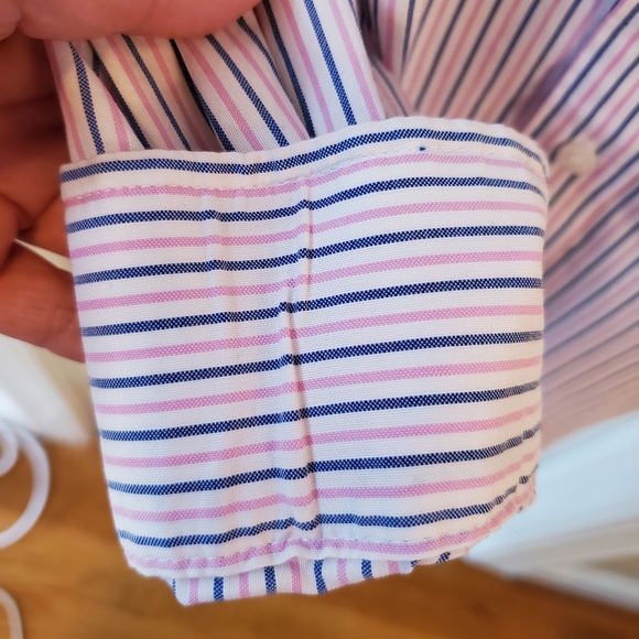 Crown & Ivy Men's Striped Button-Down Shirt - Picture 4 of 13